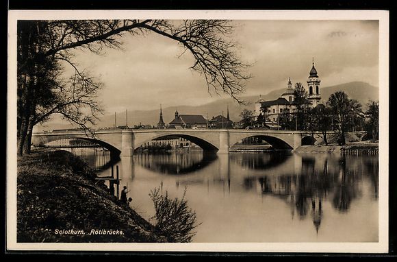 Ansichtskarten: AK Solothurn, Rötibrücke – Gebraucht aus Berlin von bartko-reher