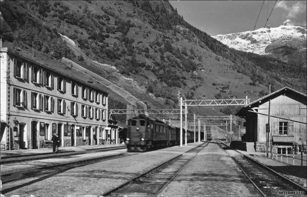 Goppenstein VS // Station Bahnhof Lötschberg Bahn 1949 | Kaufen auf Ricardo