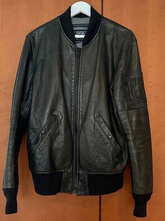 Schott NYC MA-1 Lederjacke / Made in USA  / Gr. L