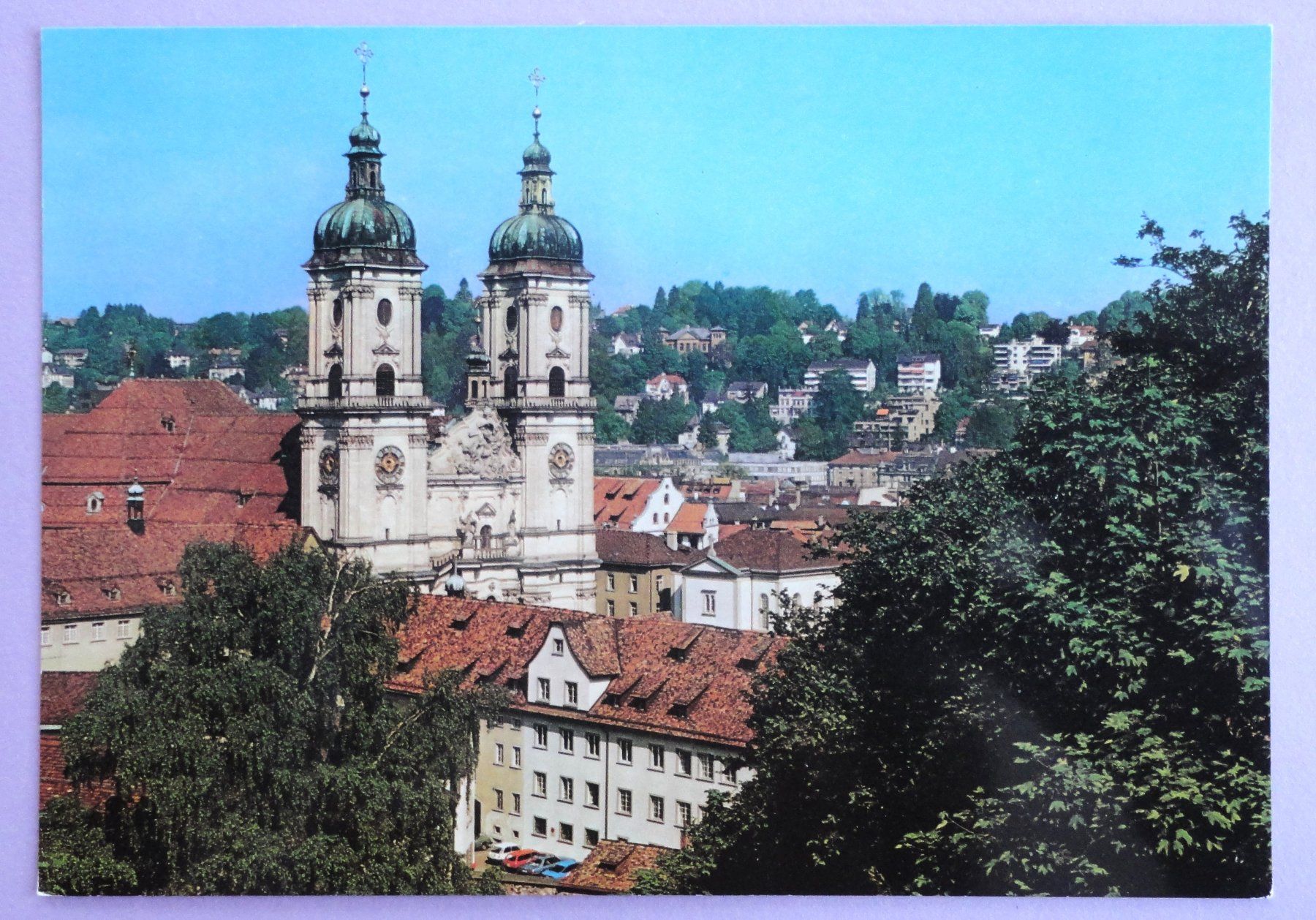 Cartoline postali: St. Gallen, Barock-Kathedrale – Usato da Fétigny venduto da Billy2miny