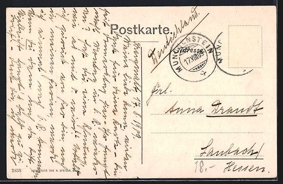 Cartoline postali: Arlesheim, Eremitage mit Umgebung aus de – Usato da Berlin venduto da bartko-reher 1