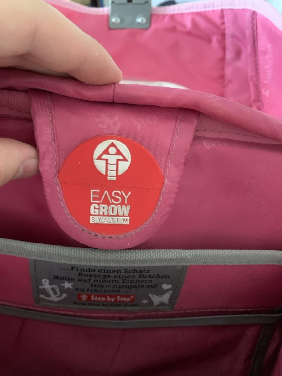 Step by Step Borse & Zaini: Schulranzen Step by Step pink Schmetterling – Usato da Adligenswil venduto da mirkolini 6