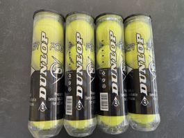 4 Dosen Dunlop Power Tennisbälle neu und ungeöffnet