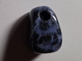 blauer Edel Stein Schmuck Anhänger
