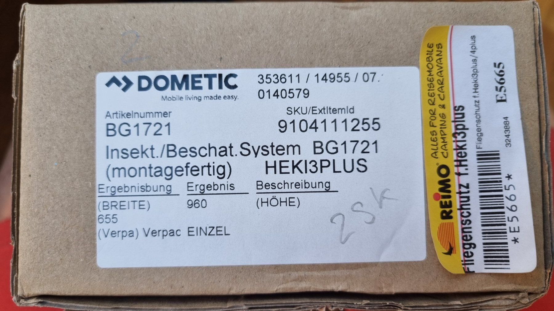 Fenster: Rollo Fliegenschutz 65x96 Camper Wohnmobil – Neu und originalverpackt aus Fürigen von Bucheli59 4