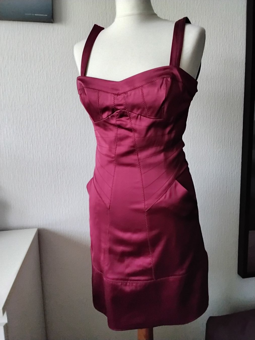 Mango Kleider: Robe bordeaux, élégante et confortable - Taille S MANGO – Neu (gemäss Beschreibung) aus Chêne-Bourg von Fio994