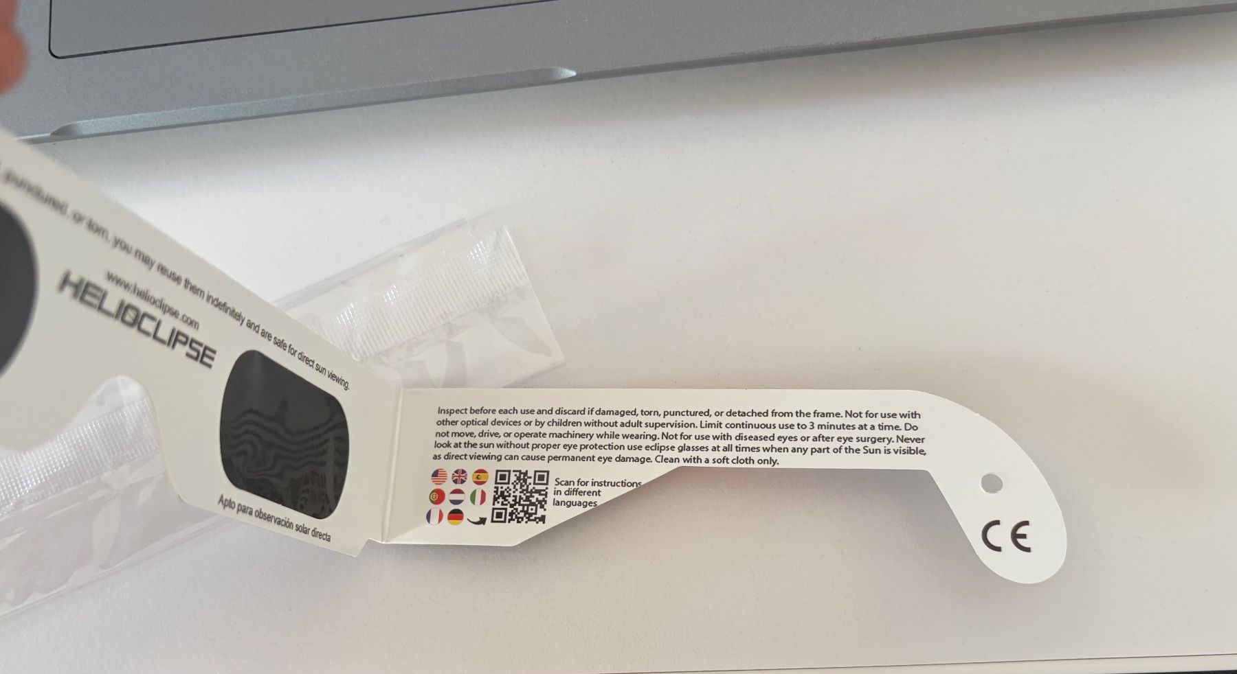 Brillen & Gläser: 1  Sonnenfinsternis-Brille | Solar Eclipse | ISO und CE – Neu und originalverpackt aus Zürich von stef77290 2
