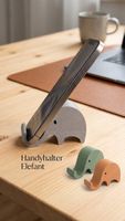 Handyhalter Elefant – Funktionaler Hingucker