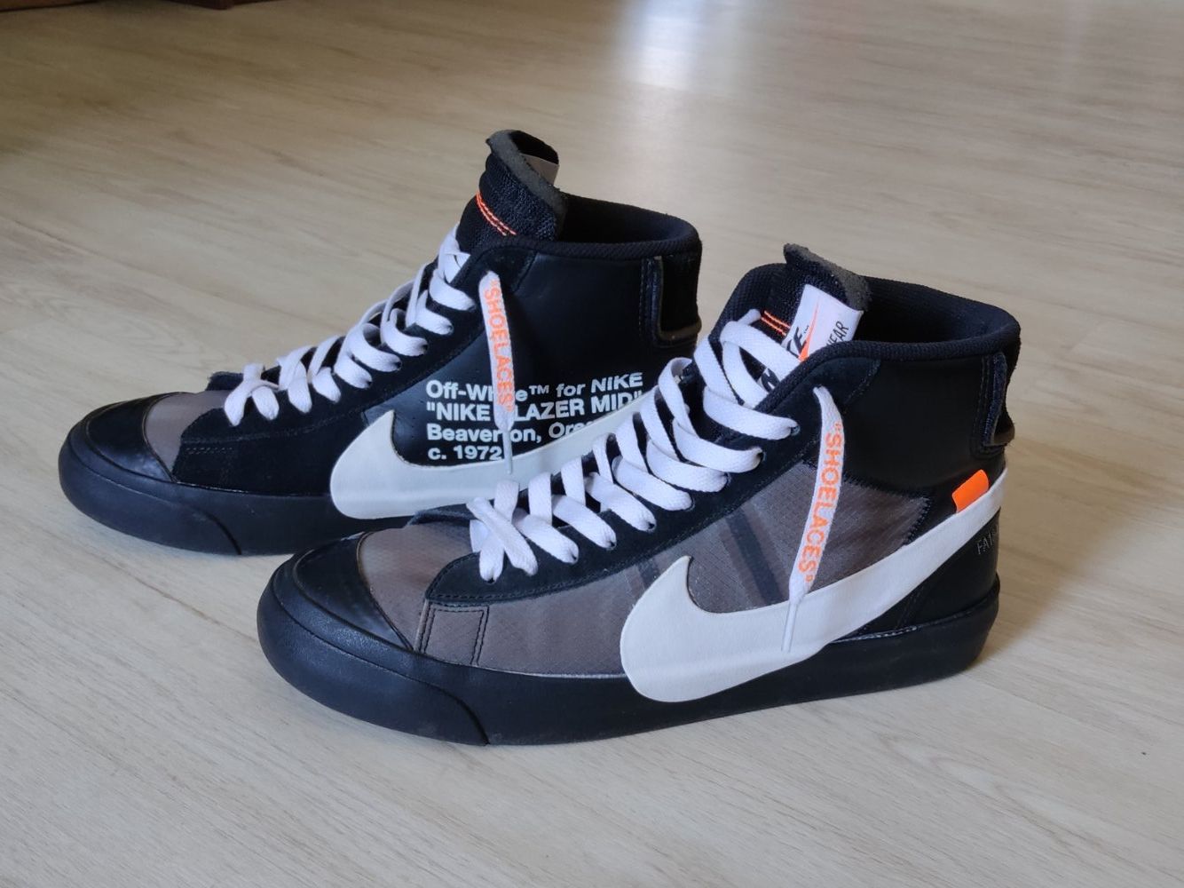 Nike Scarpe da uomo: Nike Blazer Mid Off-White Grim Reaper Grösse 41(EU) – Usato da Boniswil venduto da hel_6kr2