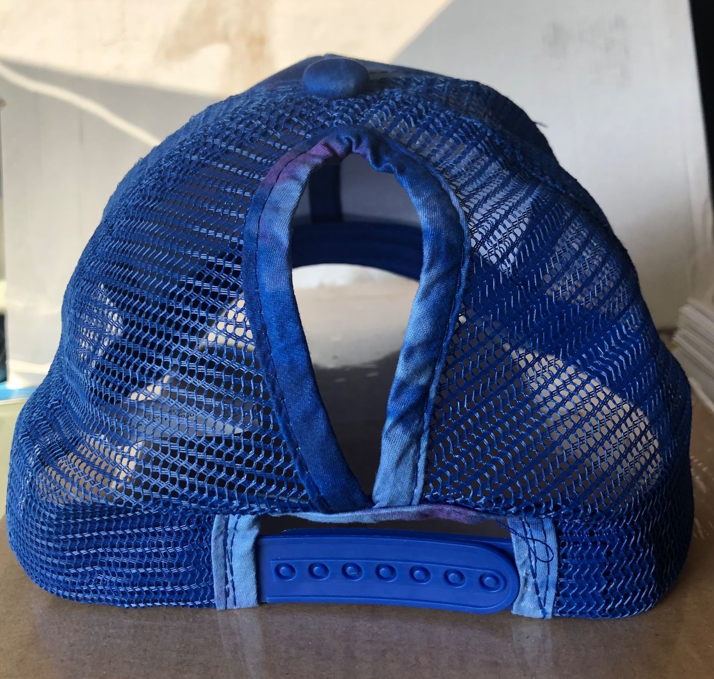Sonstige Kleidung & Accessoires: Coole Sommer Cap, blau mit Muster, Unisex – Gebraucht aus Hochfelden von powerplay61 3