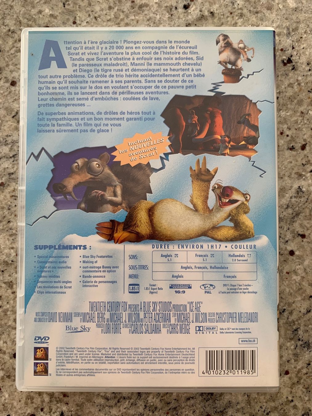 Tous les DVDs: DVD L'Âge de Glace – D'occasion à Genève par sunsustains 1