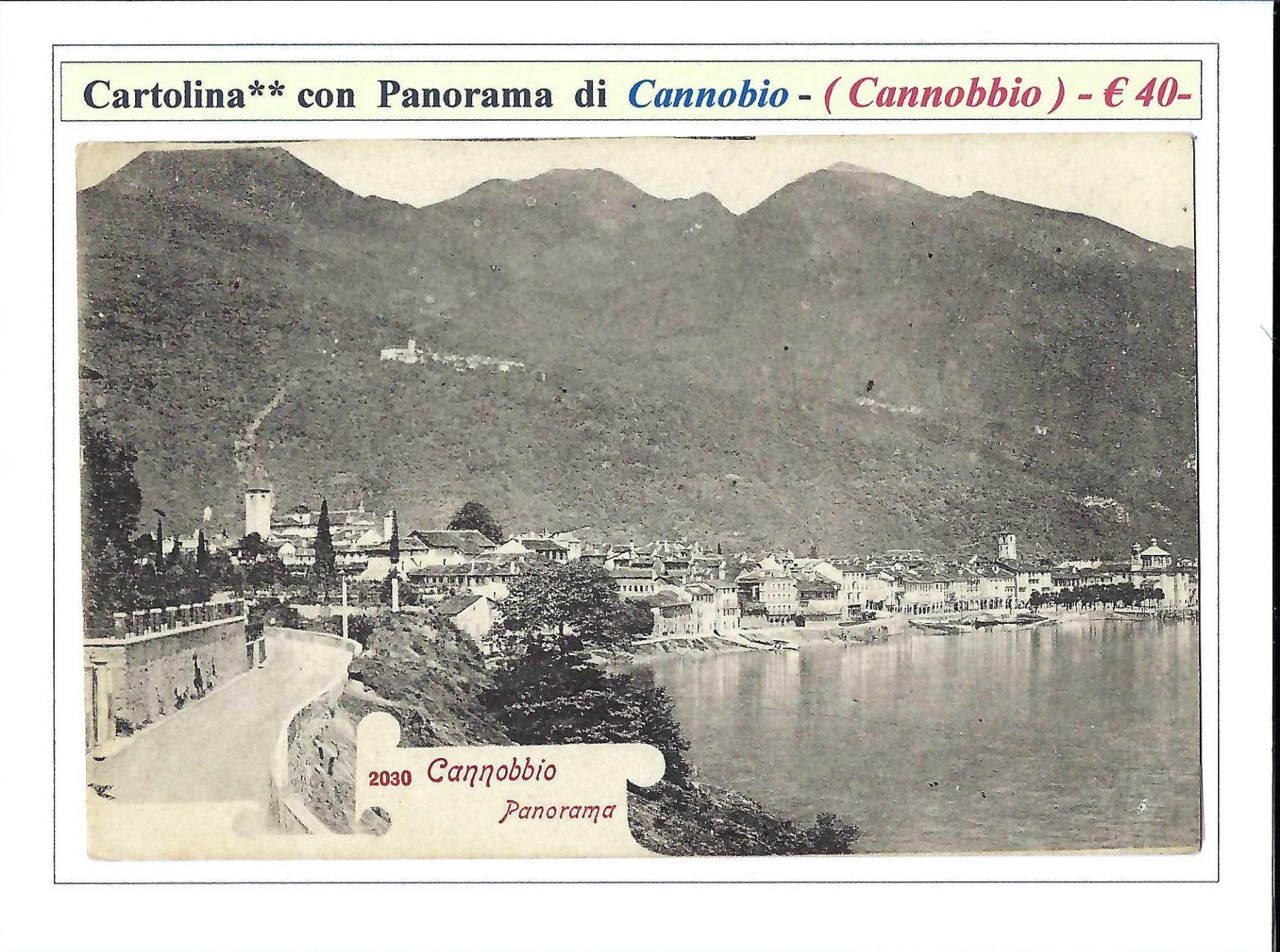 Cartoline postali: CANNOBIO, * – Usato da Pura venduto da ulisse1957