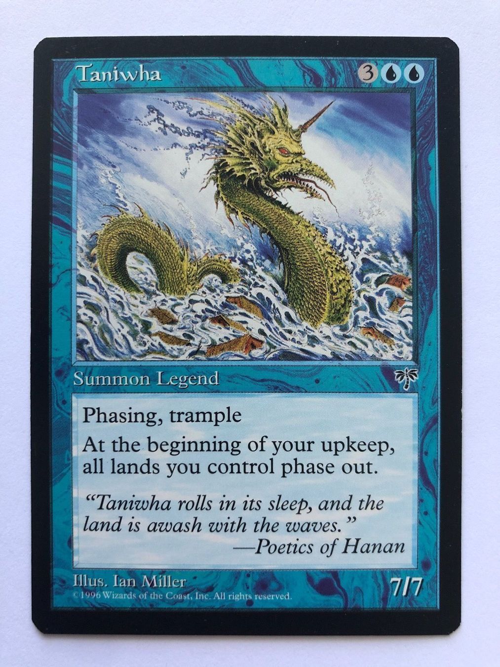 Cartoline: MTG - Taniwha – Usato da Zürich venduto da T_H_O_M_A_S