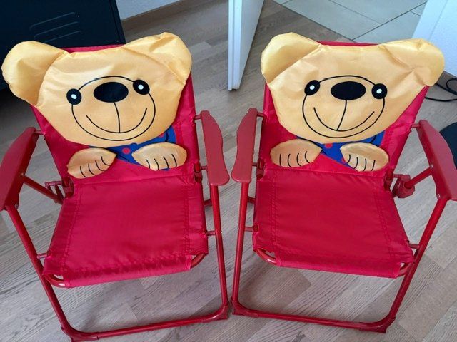 Sedie: 2 Kinderstühle / Campingstühle – Nuovo e nell'imballaggio originale da Würenlingen venduto da Delfinli1