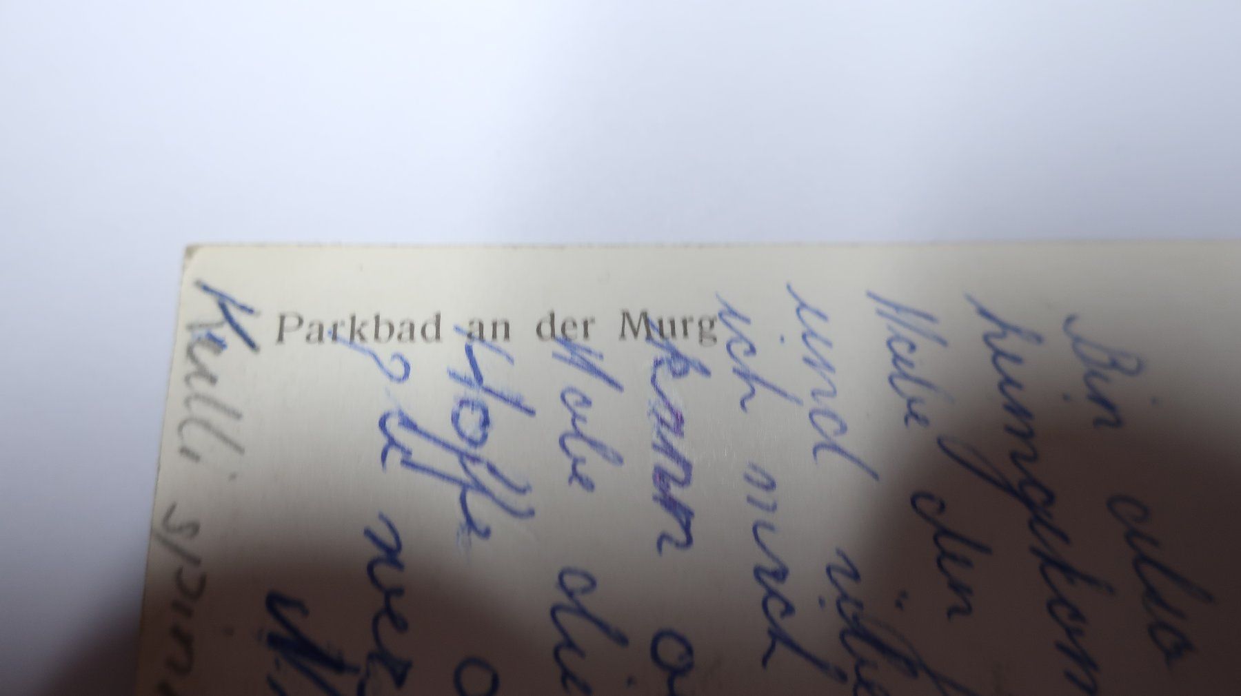 Ansichtskarten: Parkbad an der Murg  1959 – Gebraucht aus Cormoret von Pascalll2001 5