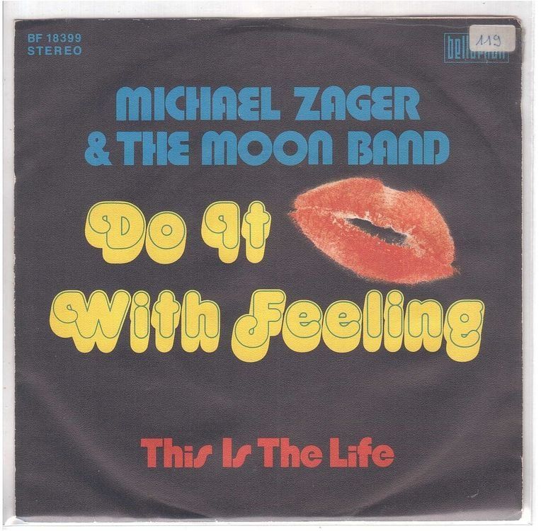 Dischi in vinile: Michael Zager  --  Do it with feeling  Single7 – Usato da Rheinau venduto da asteng