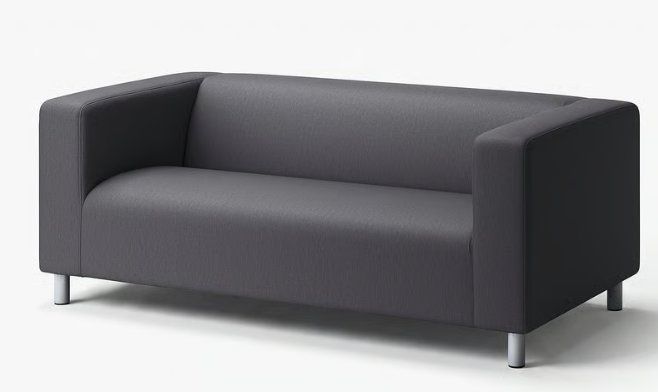 Ikea Divani: KLIPPAN 2er-Sofa, Vissle grau – Usato da Bern venduto da MauHuber