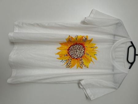 2 Damen T-Shirt Sonnenblume Motiv Grösse M Neu