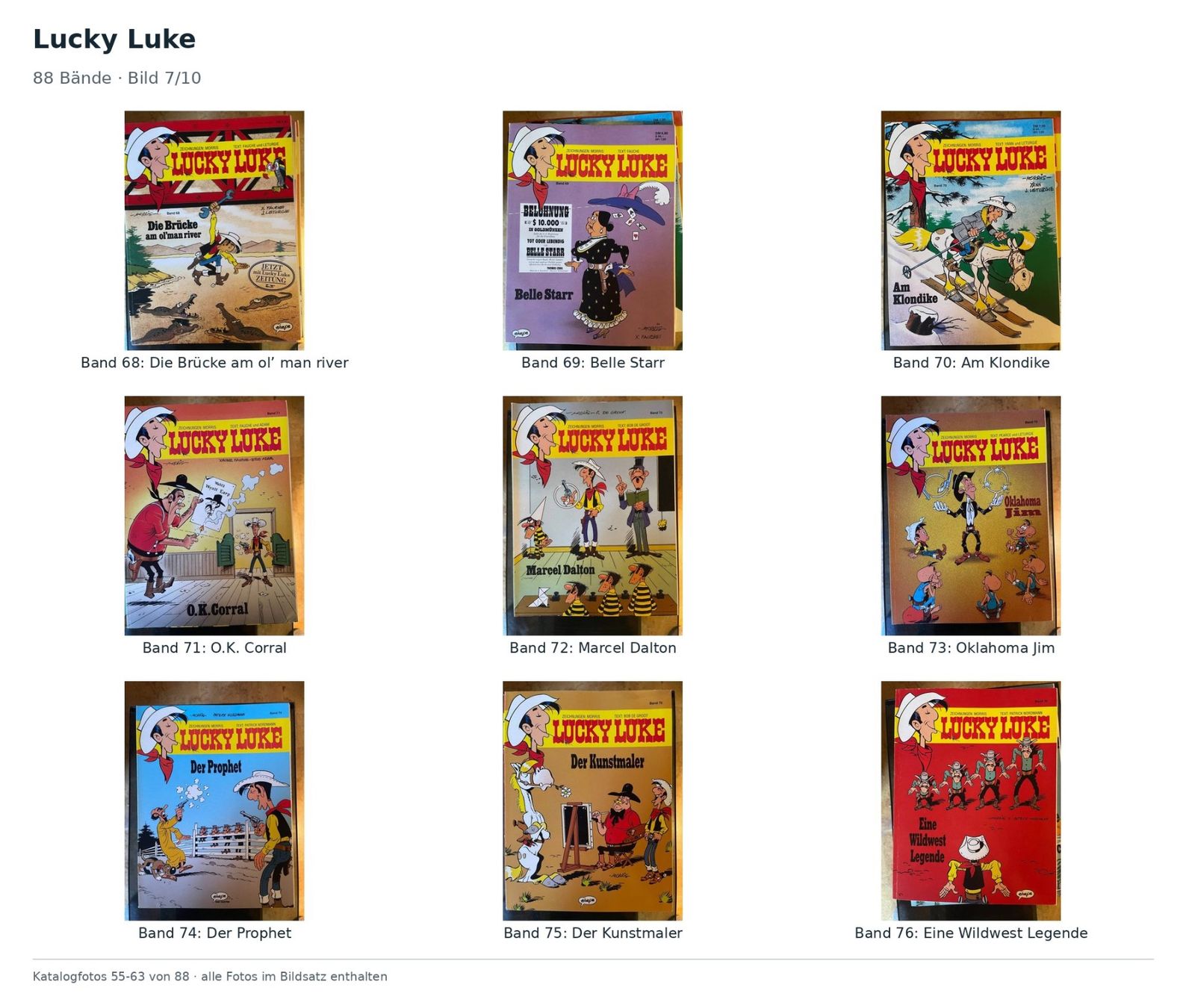 Comics: Lucky Luke - 88 Bände – Gebraucht aus Laufenburg von smoritz01 6