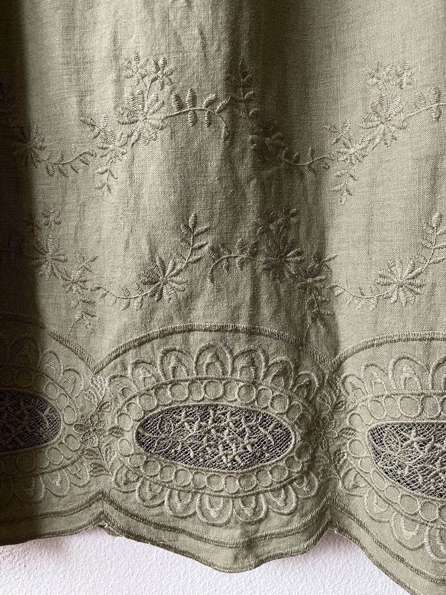 Next Robes: Next Sommerkleid, khaki, Gr. 40, Leinen – D'occasion à Bern par noe_ssg2 2