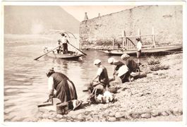 (WASCHEREI) Lavandaie al lago ca. 1920 (TI)