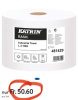 neue Putzpapier KATRIN L2, 2-lagig, Tuchgrösse ca. 220 x 360