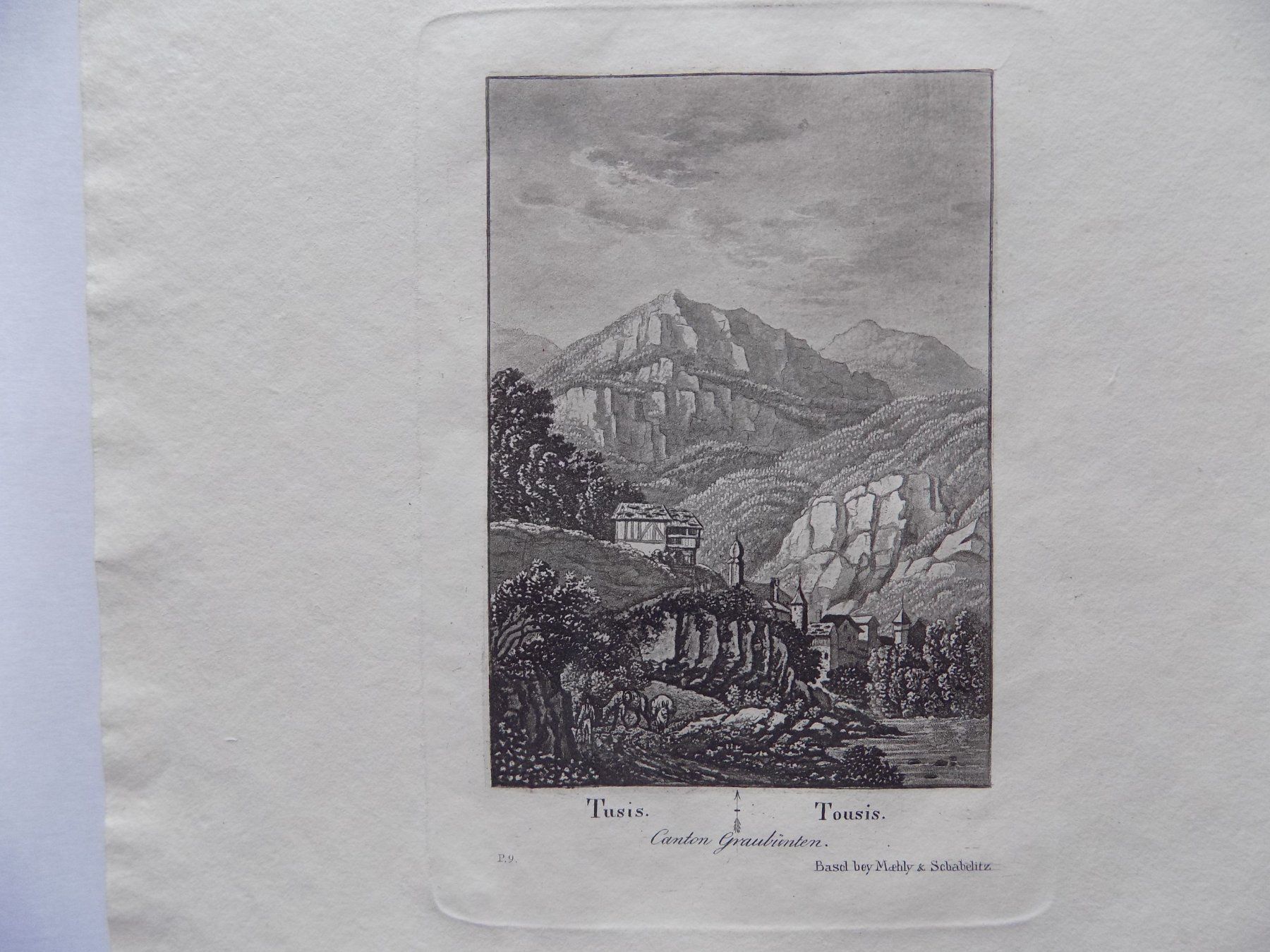 Gravures: Thusis Aquatinta – D'occasion à Risch par Antikfee 1
