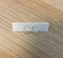 Ohrringe Silber 925 / 1.1 cm / neu