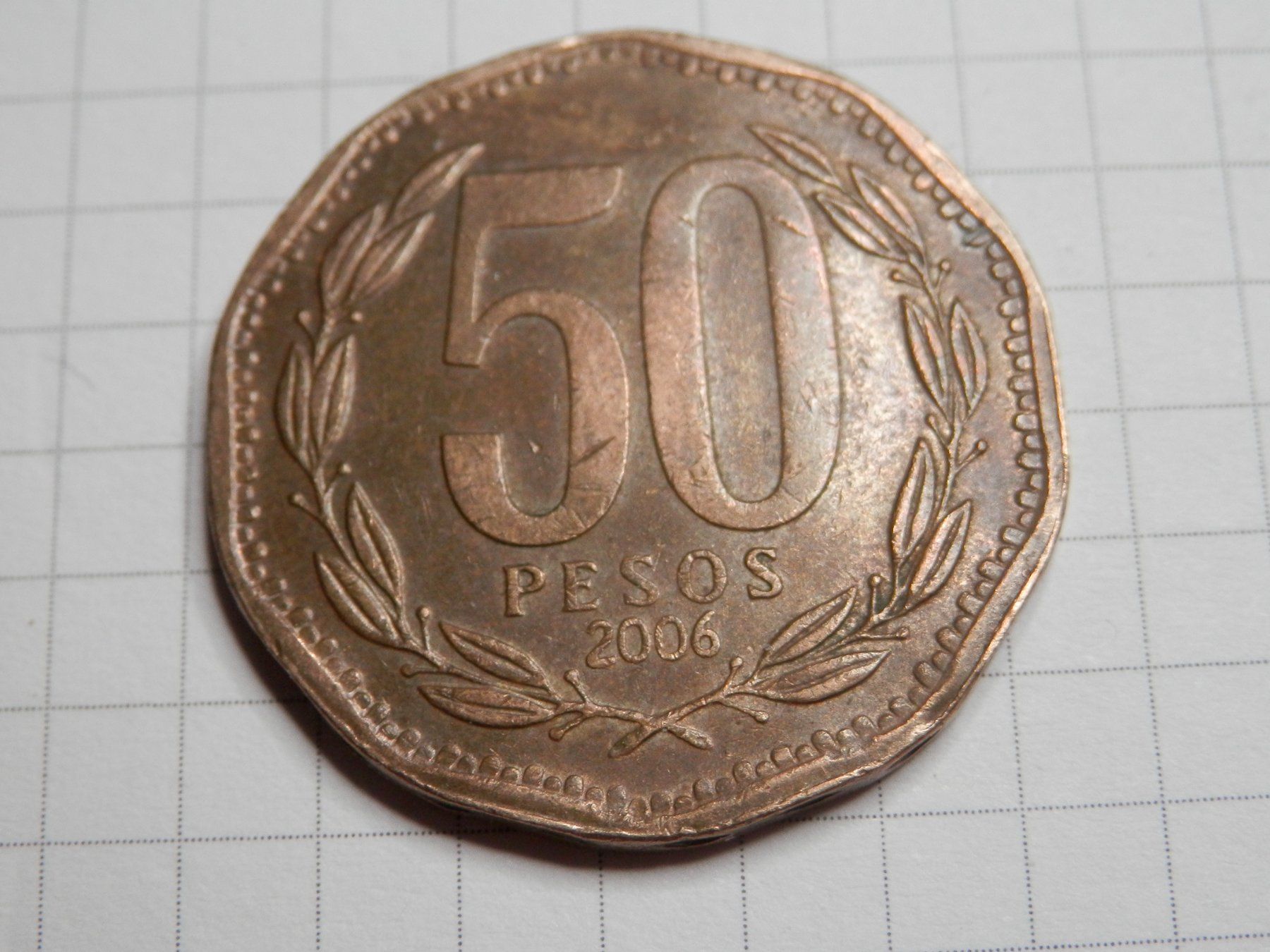 Tutti le monete: Chile 50 Pesos, 2006 – Usato da Weiach venduto da weiach81 1