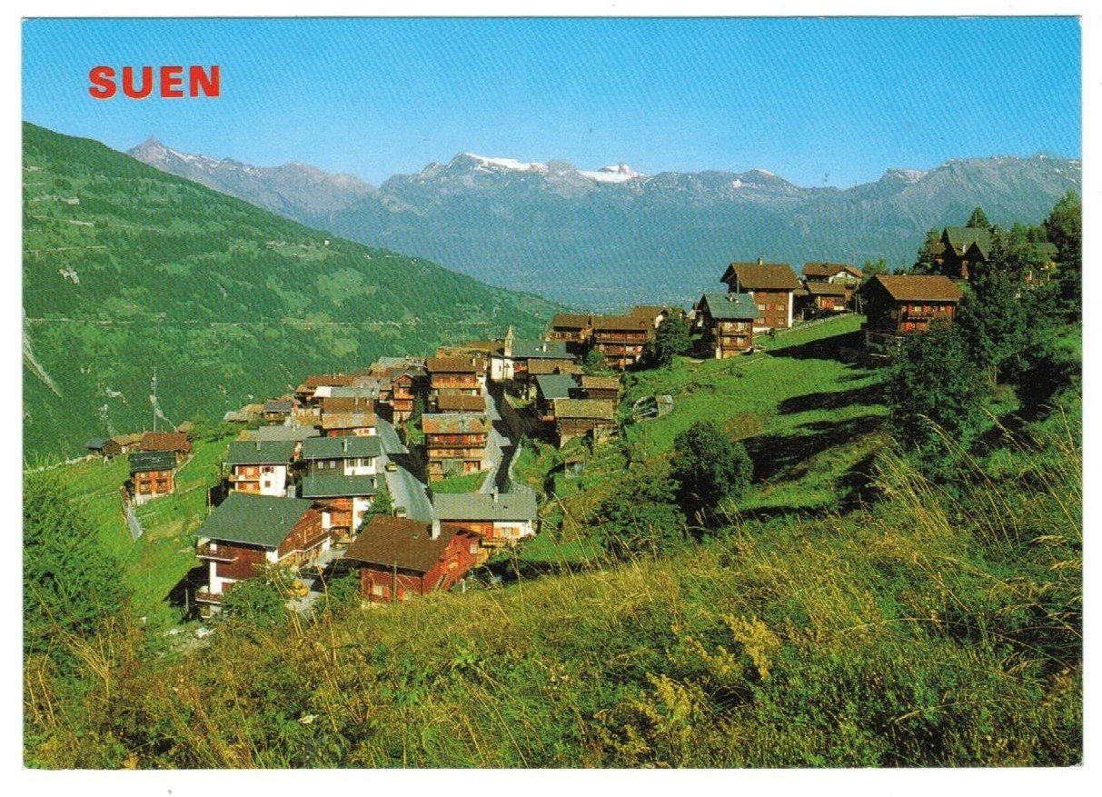 Ansichtskarten: AK Suen VS – Gebraucht aus Zürich von Tolima194