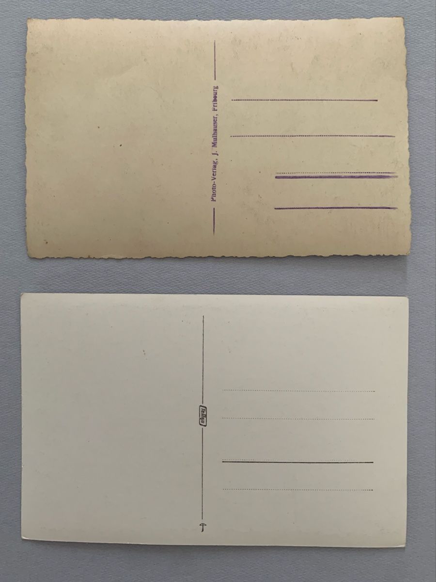 Ansichtskarten: Ansichtskarten - Fribourg, Planche Supérieure & Caserne, FR – Gebraucht aus Düdingen von polytropon_5 3