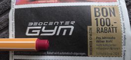 Beocenter Gym 100.- Rabattcode