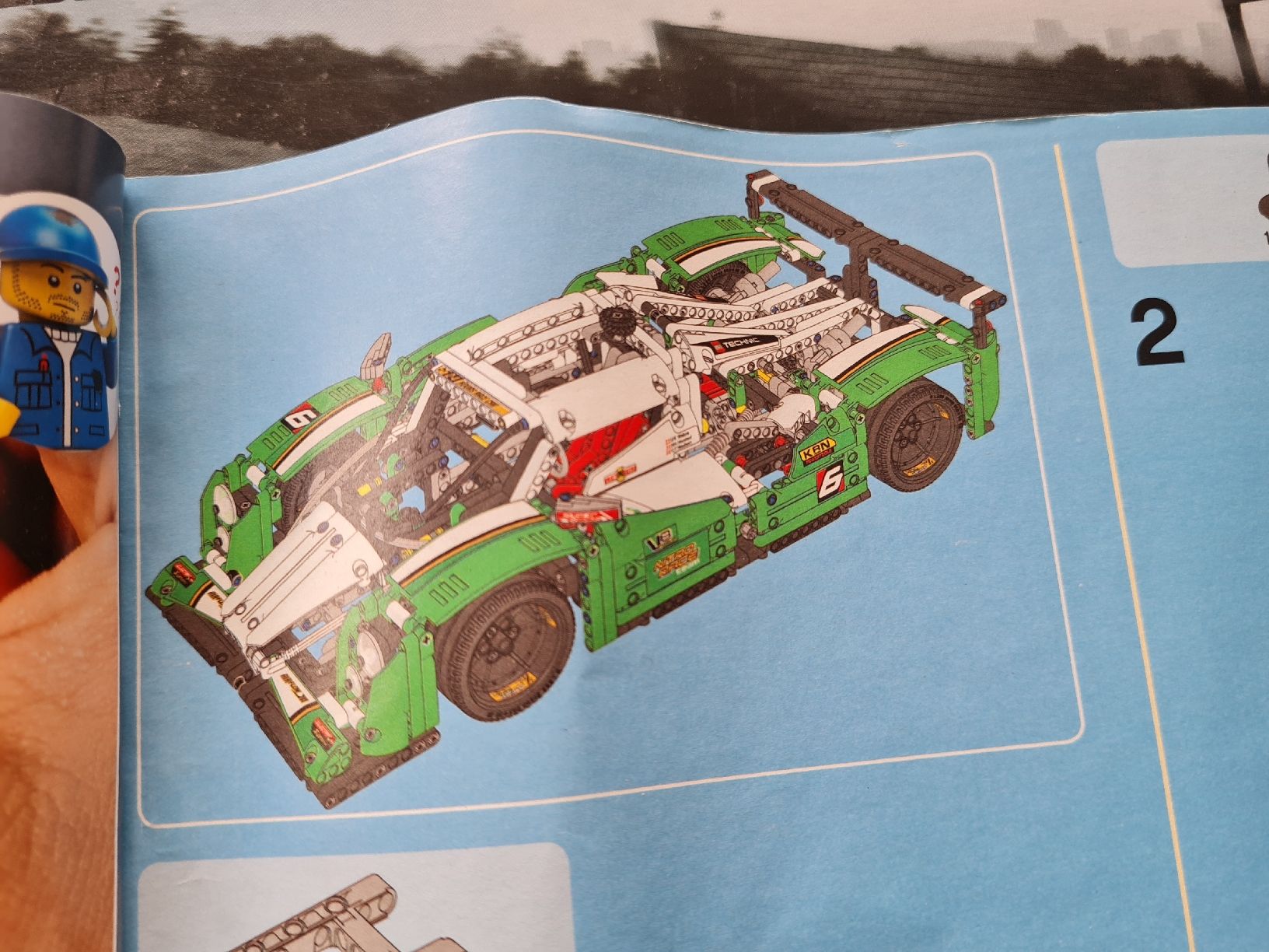 Lego Giocattoli: Lego Technic Rennwagen 42039 - komplett – Usato da Däniken SO venduto da Schenkerk 4