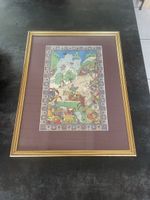 Tableau Ancien Tissu Persan 