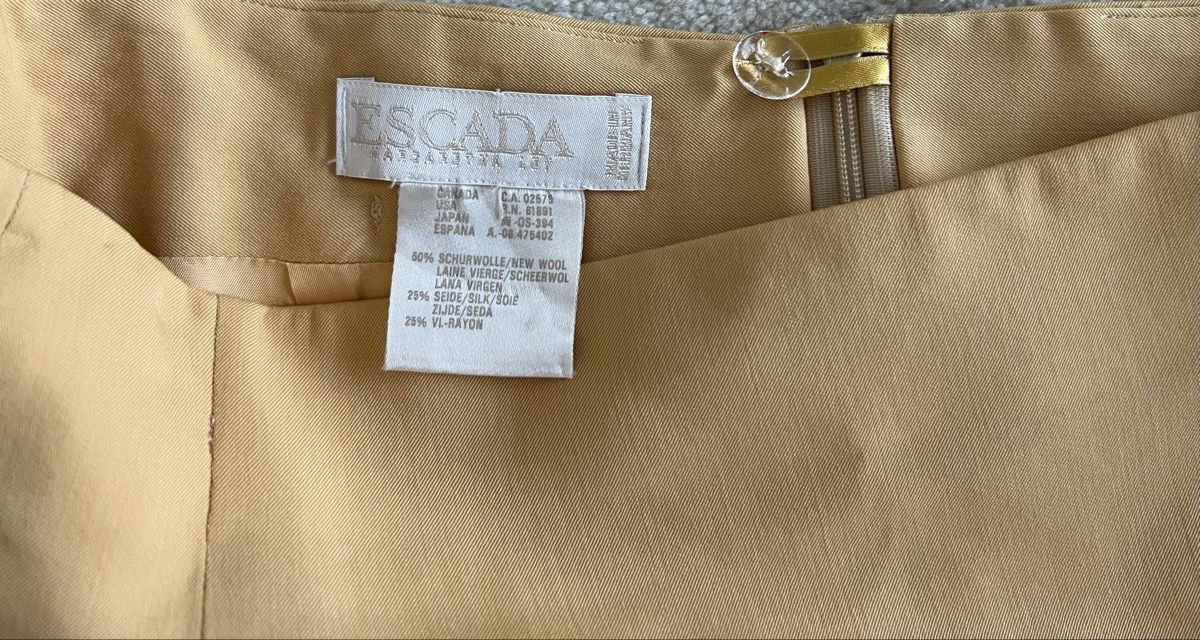 Escada Jupes: Escada Rock gelb Grösse 38 – D'occasion à Uster par Family_Boutique 2