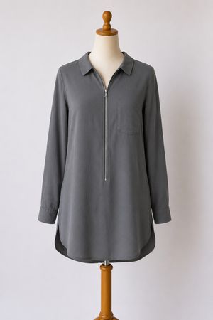Zara Woman Bluse mit Reissverschluss, Grösse L