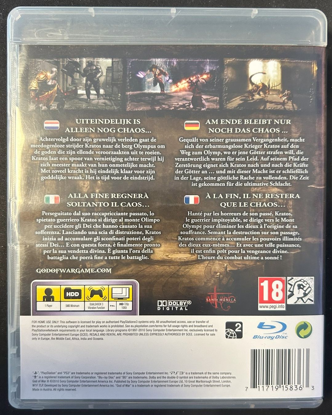 Giochi: PS3 game "God of War 3" – Usato da Corminboeuf venduto da Ld6NVToZQe 1