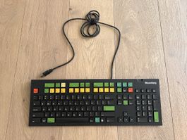 Bloomberg Tastatur schwarz kabelgebunden guter Zustand