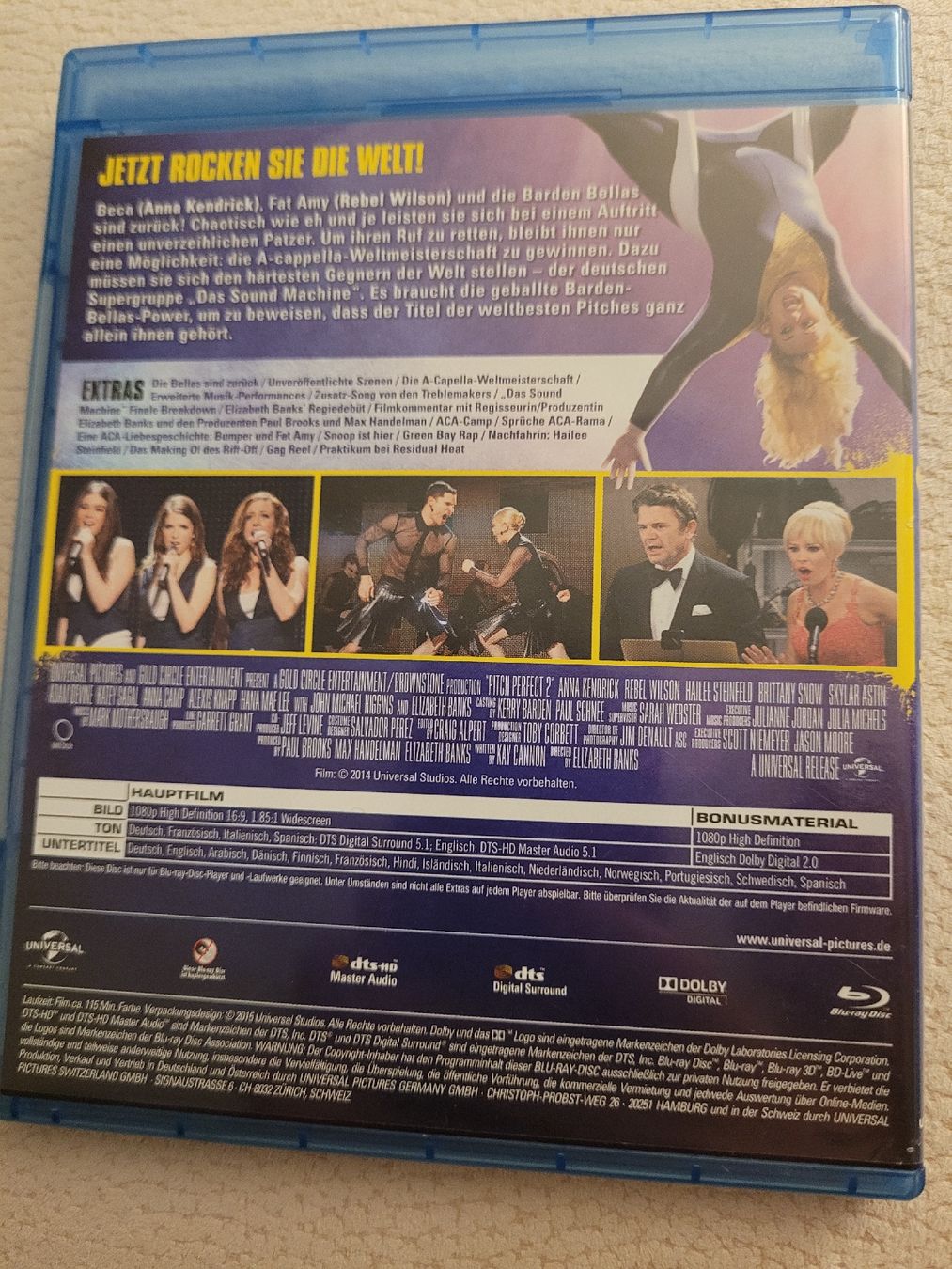 Tutti i DVDs: Pitch Perfect 2 - Blu-ray – Usato da Ellikon a d Thur venduto da razzorblog 1