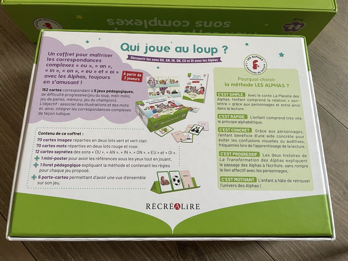 Giochi: LOT JEUX ÉDUCATIFS LES ALPHAS – Nuovo (secondo la descrizione) da Sierre venduto da Ruyfigas 4