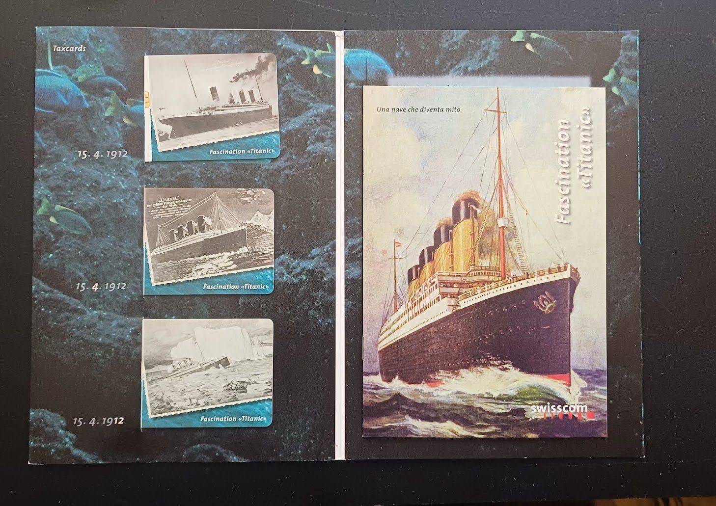 Swisscom Schede telefoniche: TITANIC   TAXCARDSET – Usato da VISP venduto da LARGO1991 1