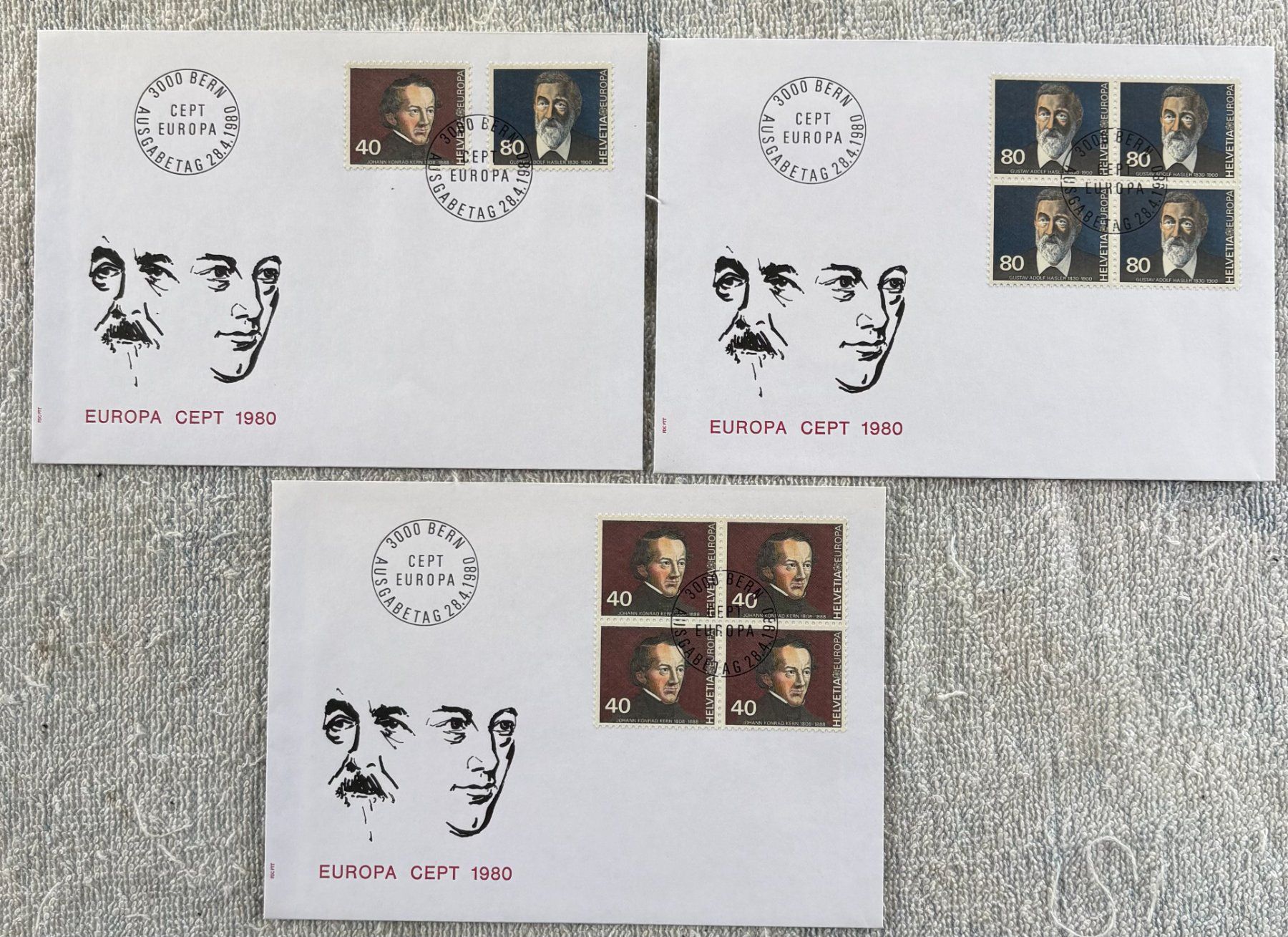Tutti i francobolli: LOT FDC PTT – Usato da Ostermundigen venduto da wini63