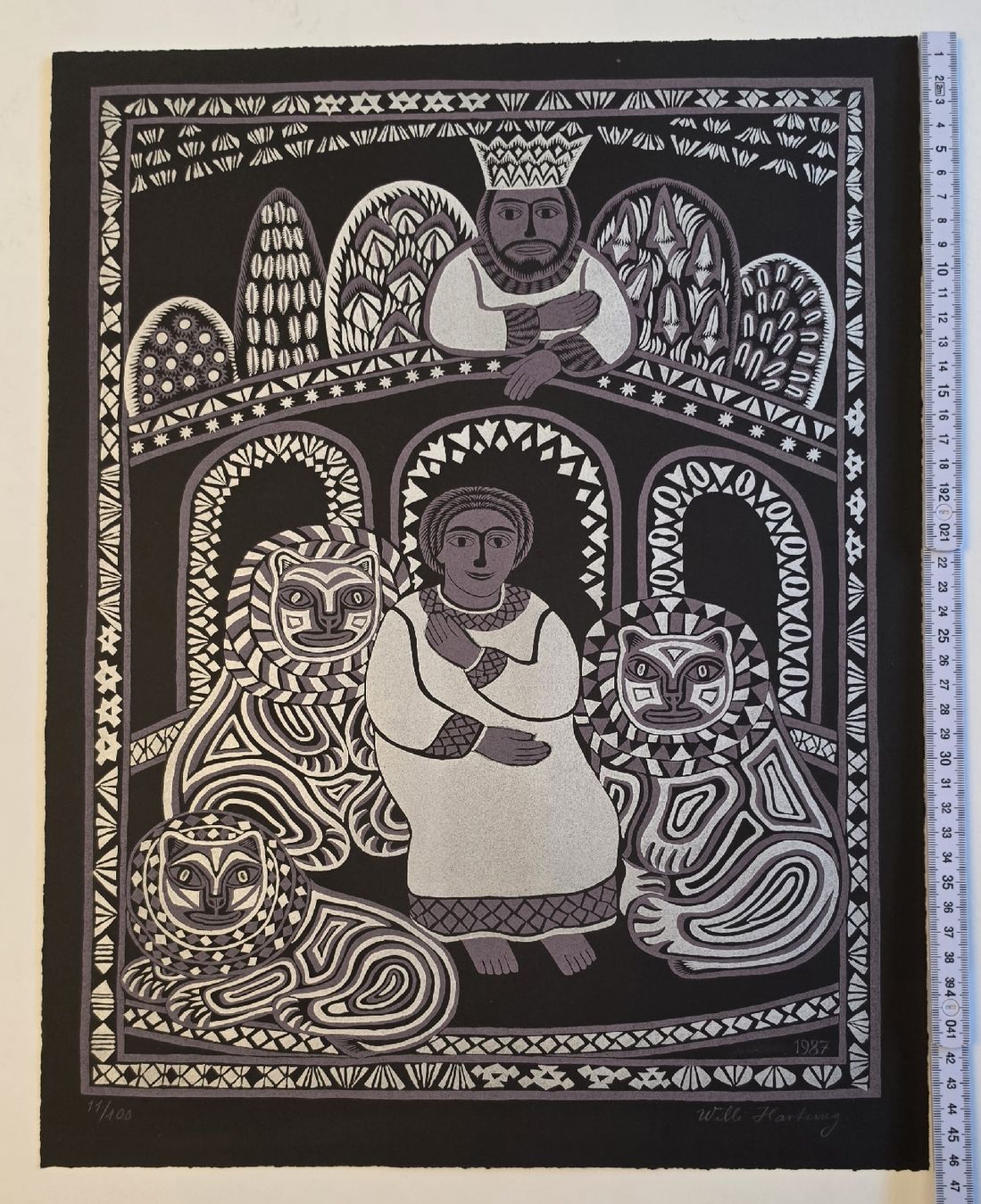 Grafica & Litografie: Willi Hartung  Orig. Farblithografie handsigniert – Usato da Emmenbrücke venduto da Kunstankaufverkauf9