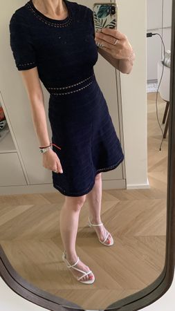 SANDRO knitted summer dress / strickkleid XS/S