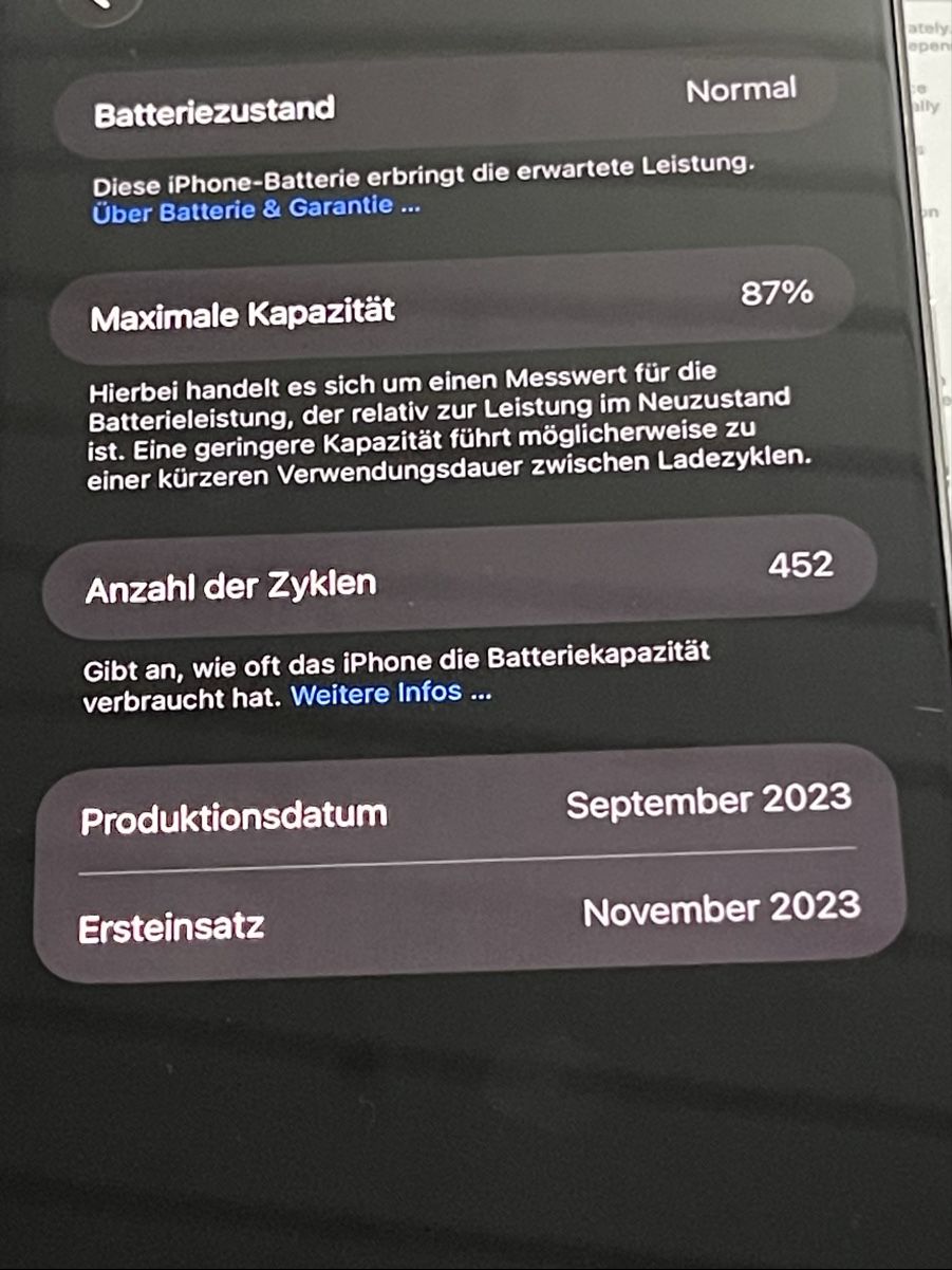 Apple Telefoni cellulari / Smartphones: Apple iPhone 15 Pro max 1TB  – Usato da Nürensdorf venduto da Bello8 6