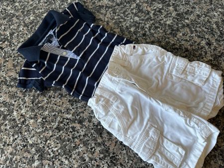 Shorts & Body beides Tommy Hilfiger Gr 6 - 9 Mt SET