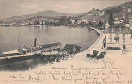 Montreux mit Dampfschiff