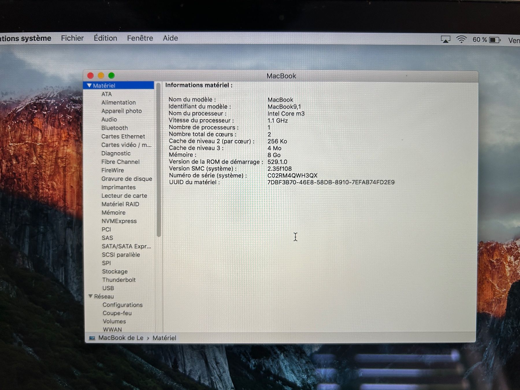 Apple Notebook: MacBook Retina 2016 / 250 GO / Rose or – Usato da Fribourg venduto da sophlg 3