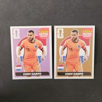 2 Panini Stickers Cody Gakpo FIFA World Cup état neuf
