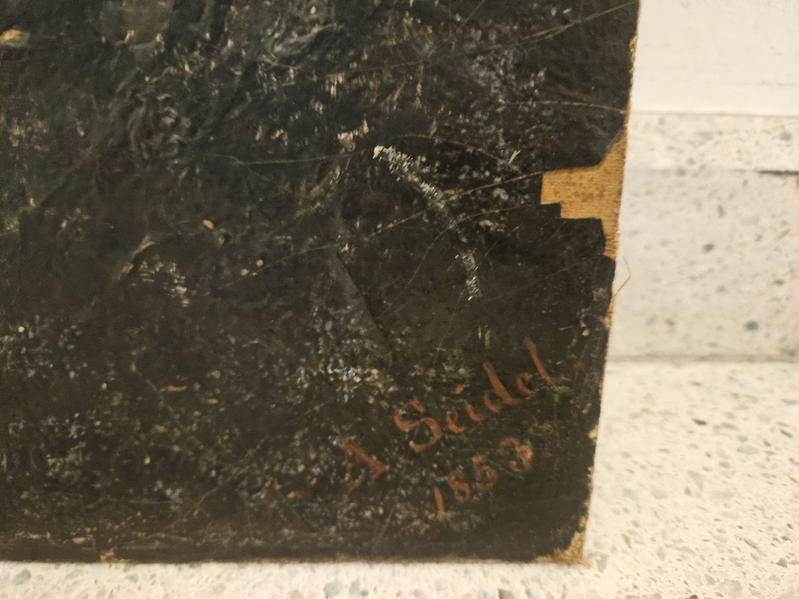 Dipinti: gemälde a.seidel 1853 – Difettoso da Schwellbrunn venduto da Rosaroterpanter 6